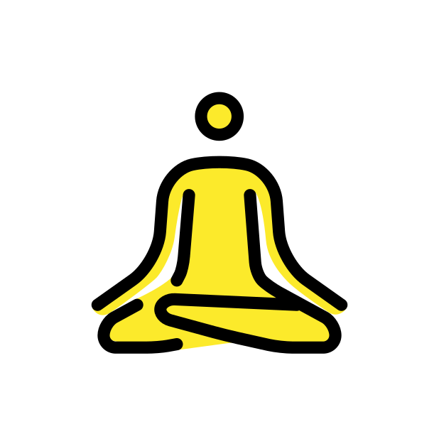 person in lotus position